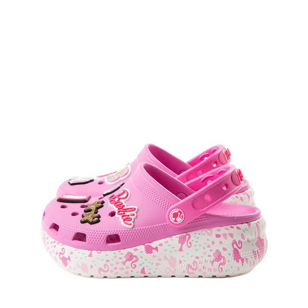 alternate view Barbie™ x Crocs Cutie Clog - Little Kid / Big Kid - Electric PinkALT1