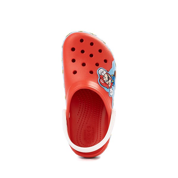 alternate view Super Mario Bros. Crocs Classic Lights Clog - Little Kid / Big Kid - RedALT2