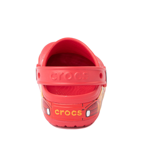alternate view Crocs Classic Lightning McQueen Clog - Toddler - RedALT4