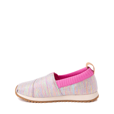 Alternate view of TOMS Resident Glimmer Slip On Casual Shoe - Little Kid / Big Kid - Pink / Rainbow