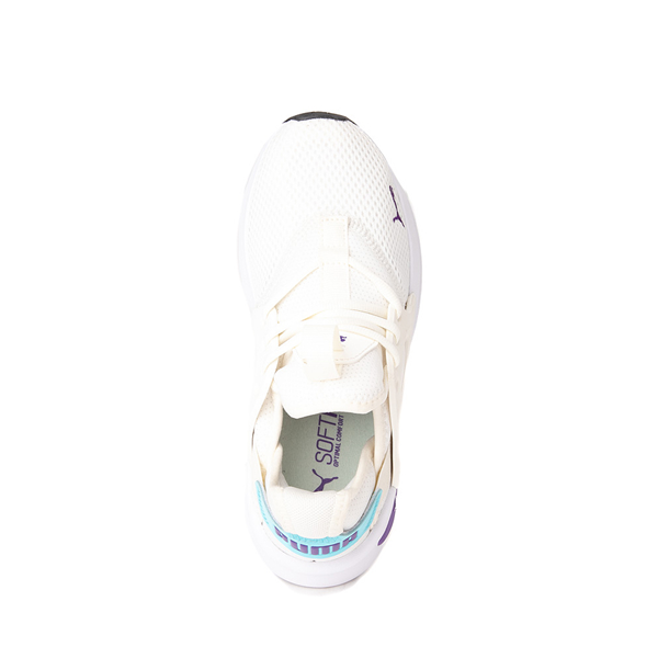 alternate view PUMA Softride Enzo Evo Athletic Shoe - Big Kid - Warm WhiteALT2
