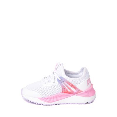 Alternate view of PUMA Pacer Future Athletic Shoe - Baby / Toddler - White / Sunset Sky