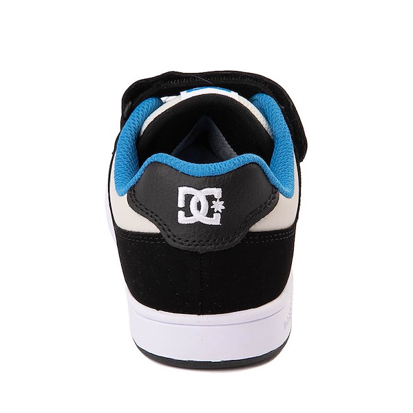 alternate view DC Manteca 4 Elastic Skate Shoe - Little Kid / Big Kid - Black / Blue / GreyALT4