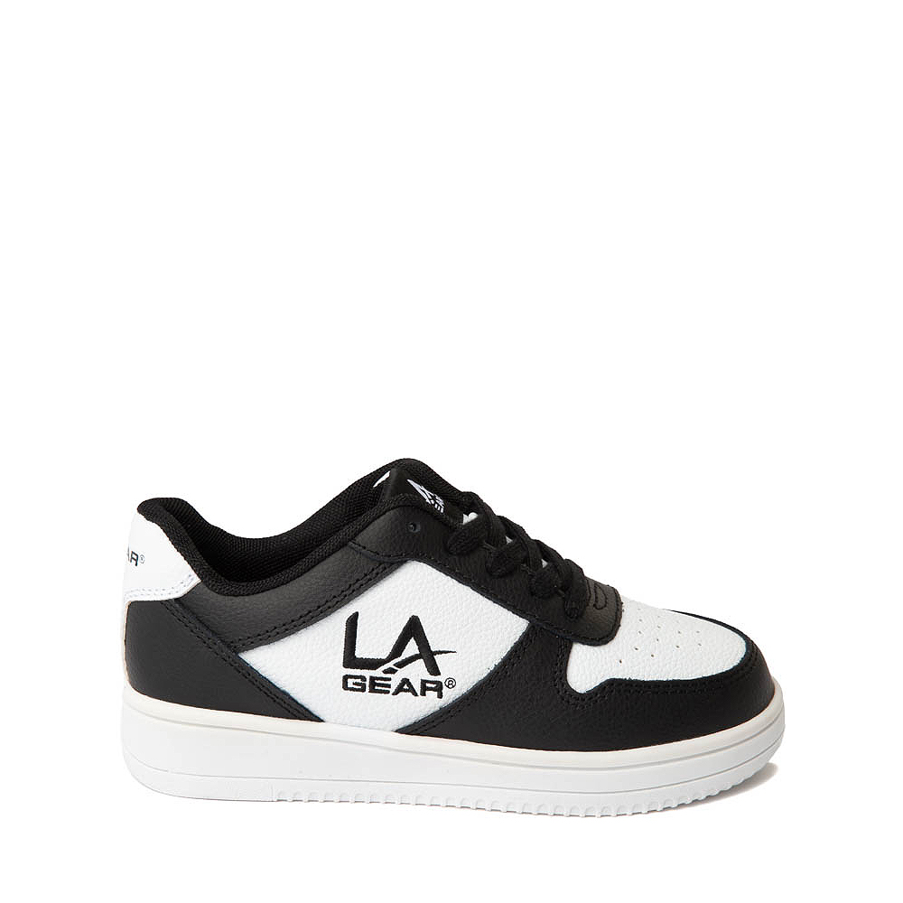 LA Gear Logo Low Athletic Shoe - Little Kid - White / Black