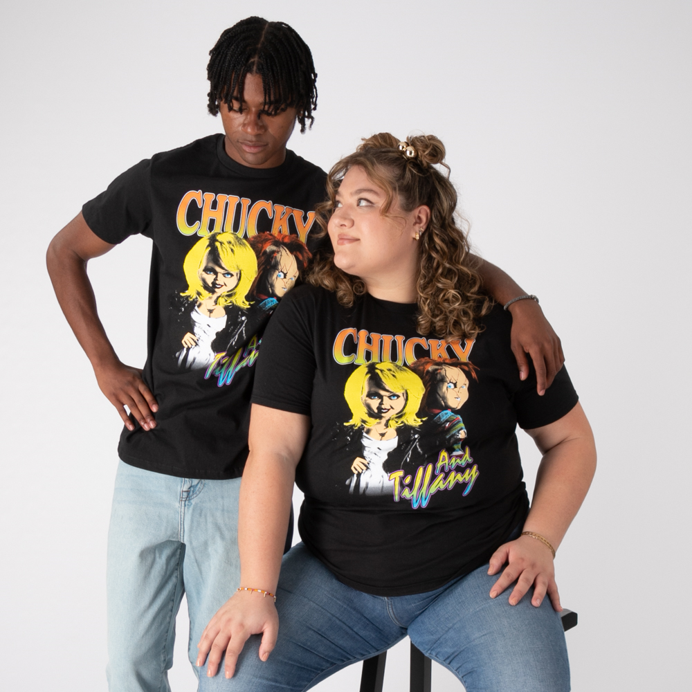 Chucky And Tiffany Tee - Black