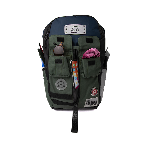 alternate view Naruto Kakashi Hatake Backpack - Navy / OliveALT1