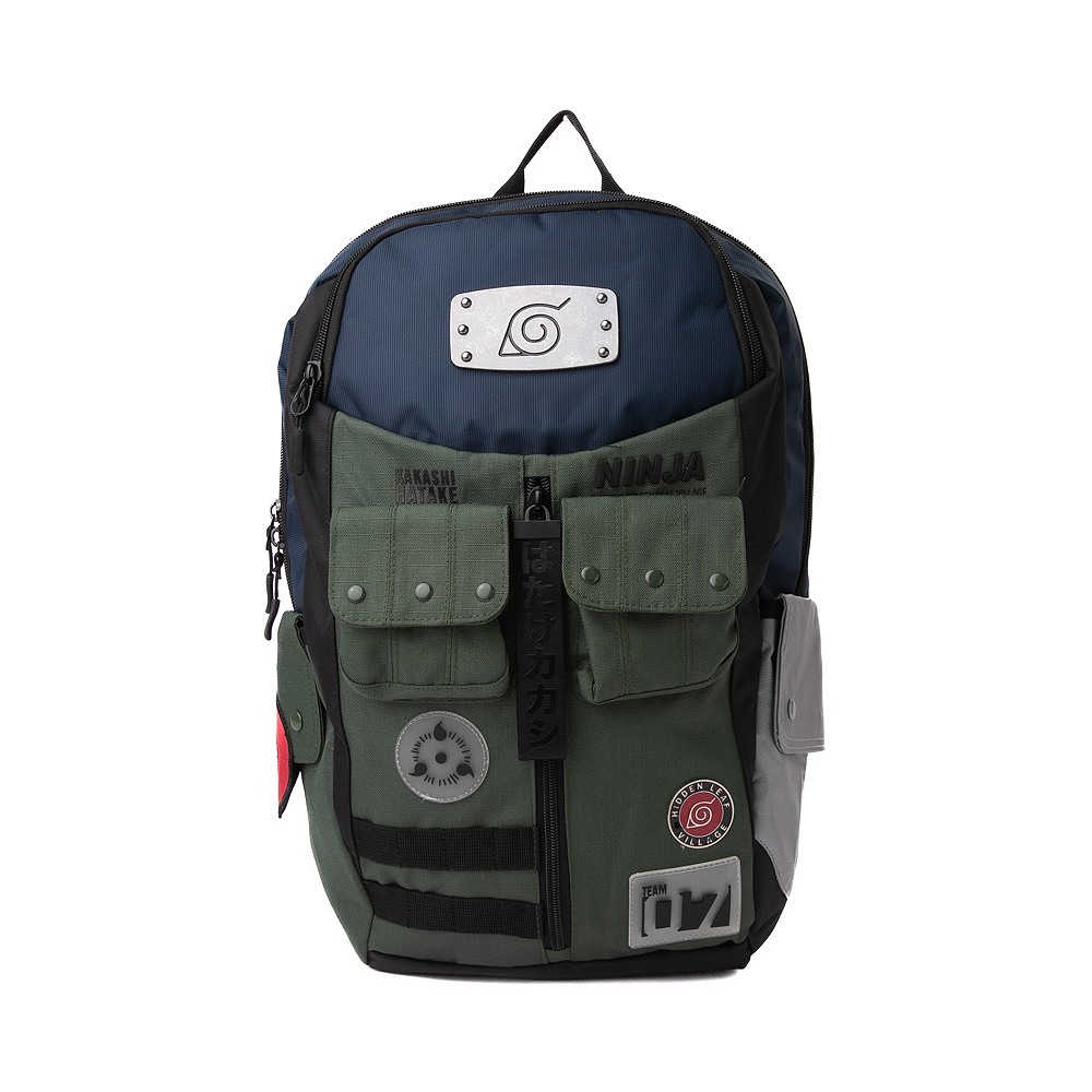 Naruto Kakashi Hatake Backpack - Navy / Olive