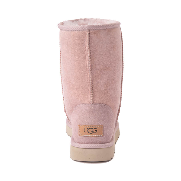 Womens UGG® Classic Short II Sequin Boot - Rose Gold - 581228