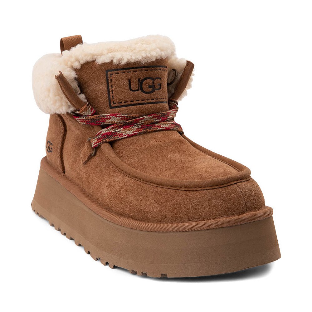 Womens UGG® Funkarra Cabin Cuff Boot - Chestnut | Journeys