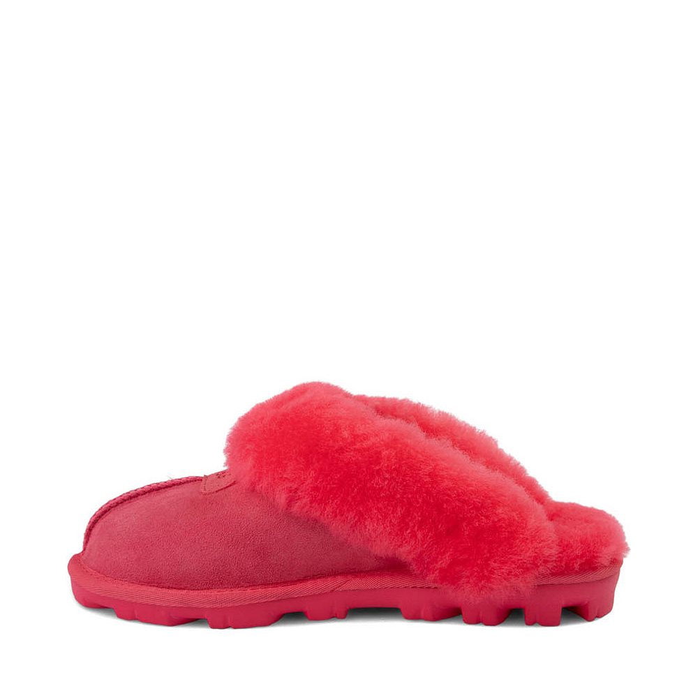 Red ugg store slippers in store