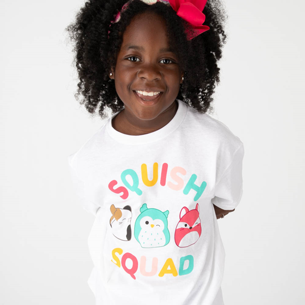 Main view of Squishmallows Squish Squad Tee - Little Kid / Big Kid - White