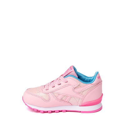 Alternate view of Reebok Classic Leather Step 'n' Flash Athletic Shoe - Baby / Toddler - Pink Glow / Atomic Pink