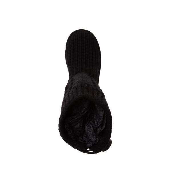 alternate view UGG® Classic Cardi Cabled Knit Boot - Little Kid / Big Kid - BlackALT2