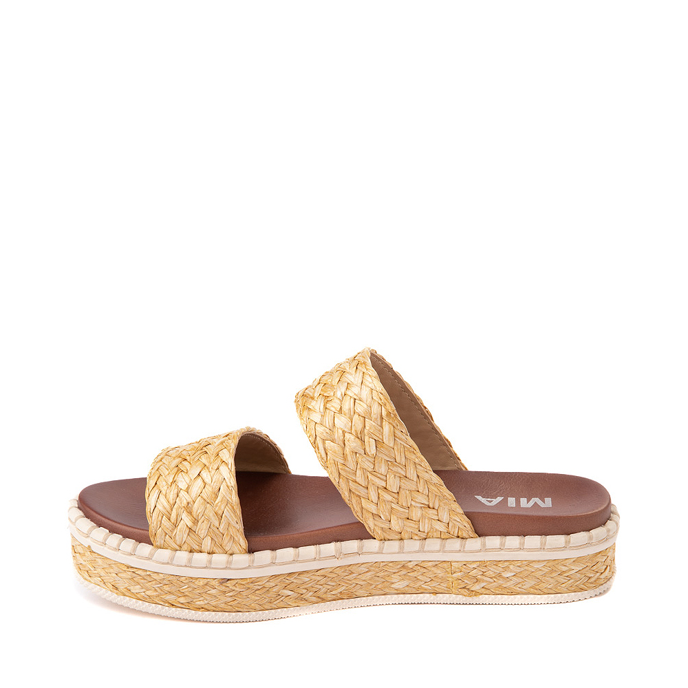 Womens MIA Kady Platform Slide Sandal Natural Journeys