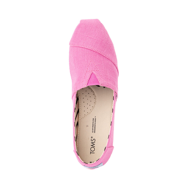 alternate view Womens TOMS Classic Slip On Casual Shoe - PinkALT2