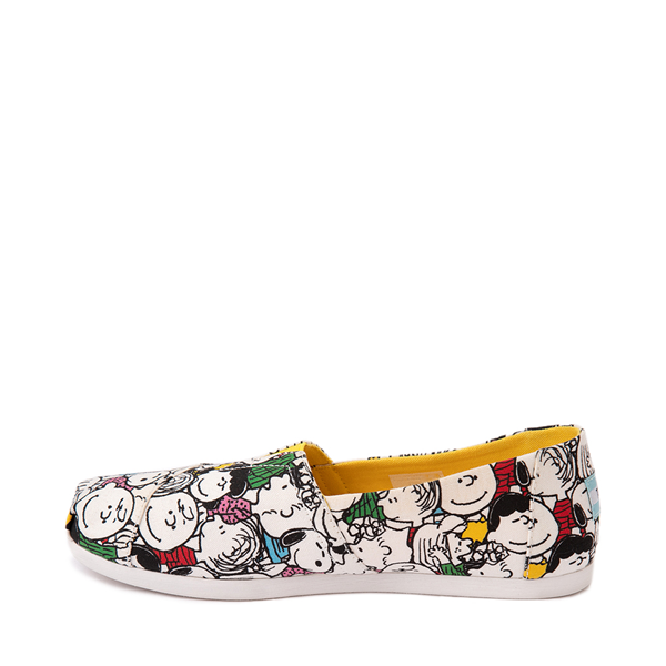 alternate view Womens TOMS x Peanuts Alpargata Slip On Casual Shoe - MulticolorALT1