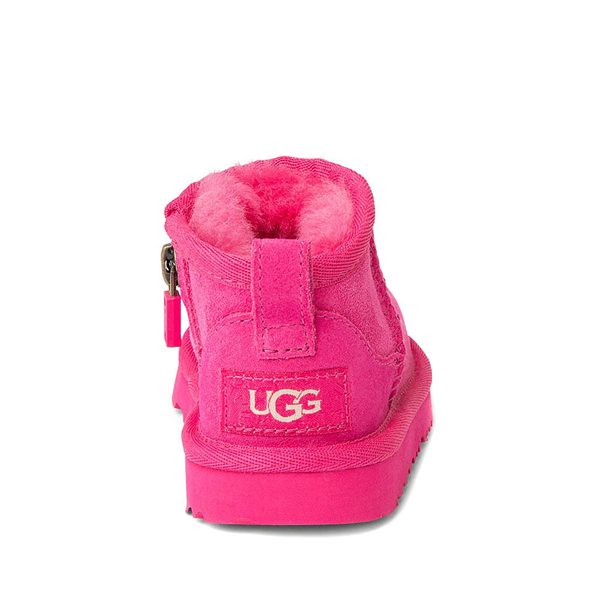 alternate view UGG® Classic Ultra Mini Boot - Toddler / Little Kid - BerryALT4
