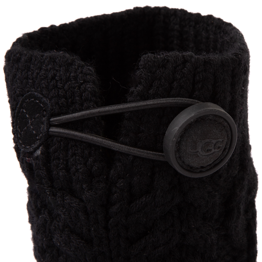 UGG® Classic Cardi Cabled Knit Boot - Toddler / Little Kid - Black ...