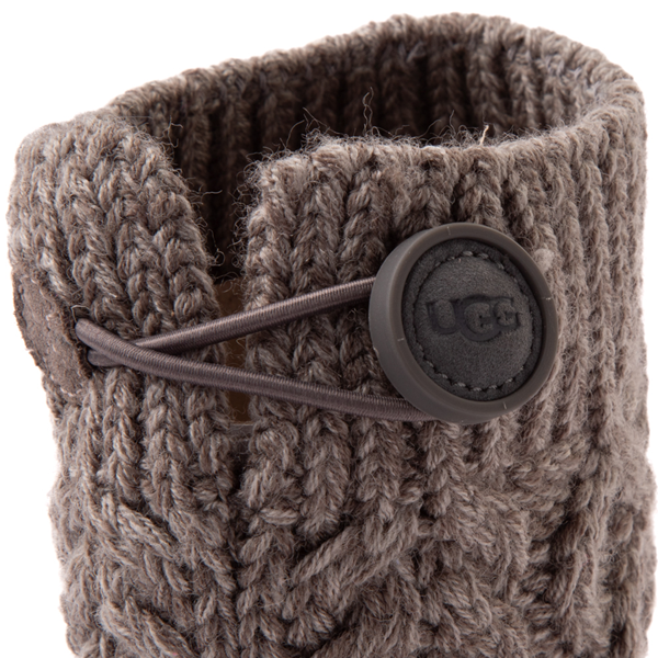 alternate view UGG® Classic Cabled Knit Boot - Toddler / Little Kid - GreyALT5B