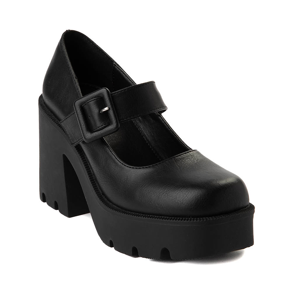 Womens Madden Girl Trinity Platform Mary Jane Heel - Black | Journeys