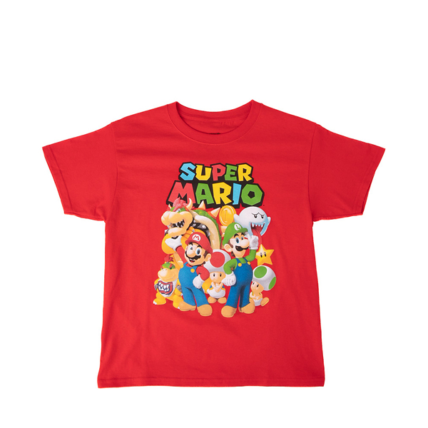 Main view of Super Mario And Friends Tee - Little Kid / Big Kid - Red