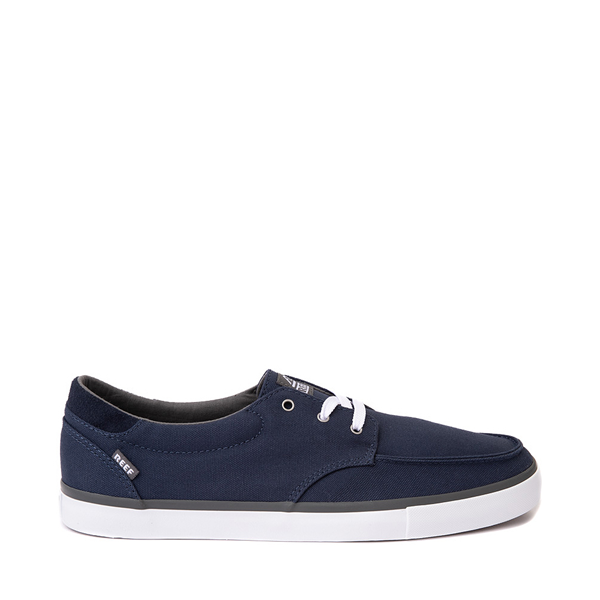 Main view of Mens Reef Deckhand 3 Casual Shoe - Navy / Gray