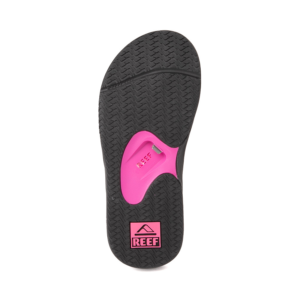 Womens Reef Fanning Sandal Black Journeys