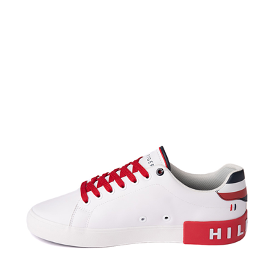 Alternate view of Mens Tommy Hilfiger Rezz Casual Shoe - White / Red