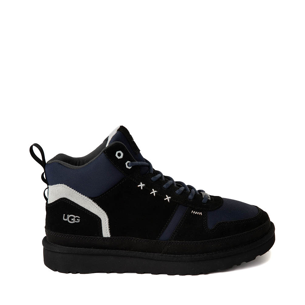 Mens UGG&reg; Highland Hi Heritage Sneaker - Black / Navy / Glacier Grey