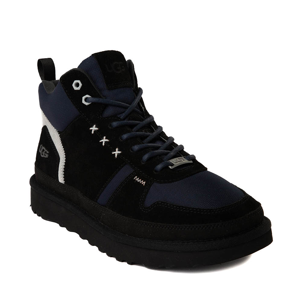 Mens UGG® Highland Hi Heritage Sneaker - Black / Navy / Glacier Grey ...