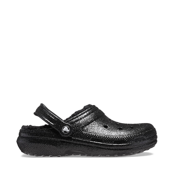 Crocs Classic Glitter Lined Clog - Black