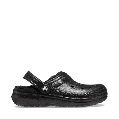 Crocs Classic Glitter Lined Clog - Black / Multicolor