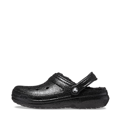 Crocs Classic Glitter Lined Clog - Black / Multicolor