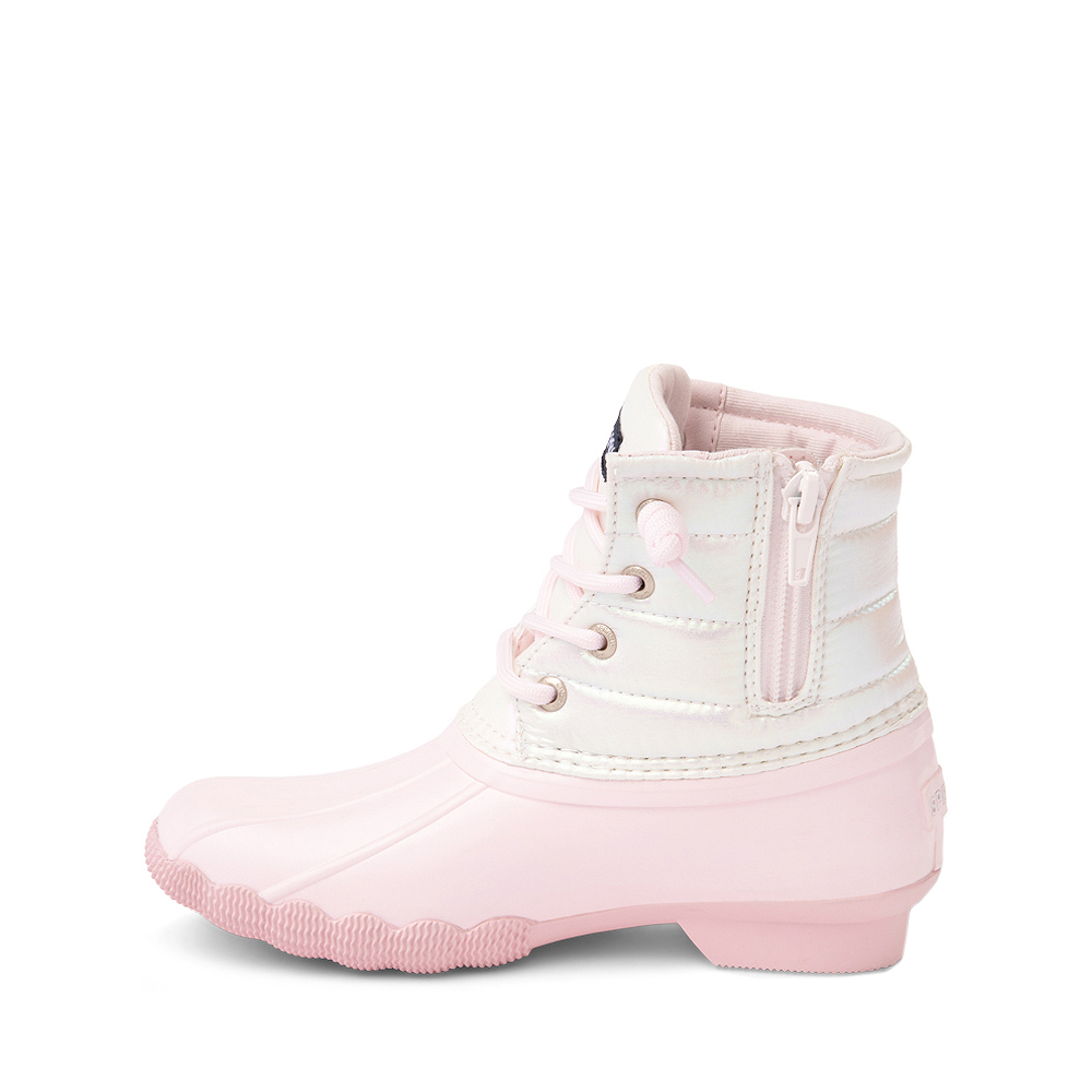 Womens pink deals sperry boots