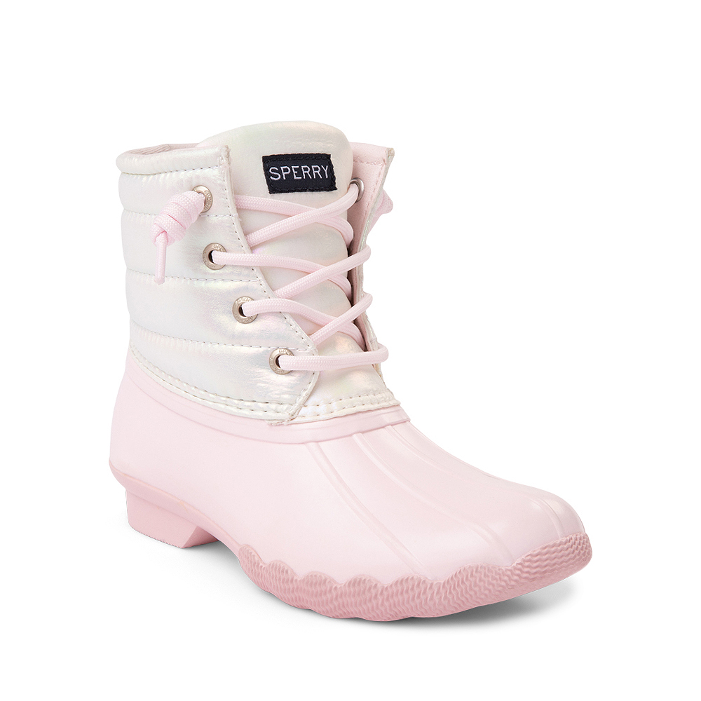 Womens pink sperry duck boots sale