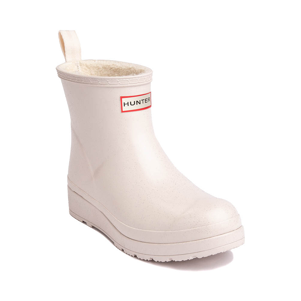 Womens Hunter Play Short Glitter Shearling Rain Boot - Starcloud | Journeys