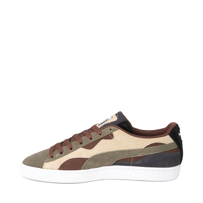 Alternate view of Mens PUMA Suede Camowave Athletic Shoe - Olive / Chestnut Brown / Shadow Gray