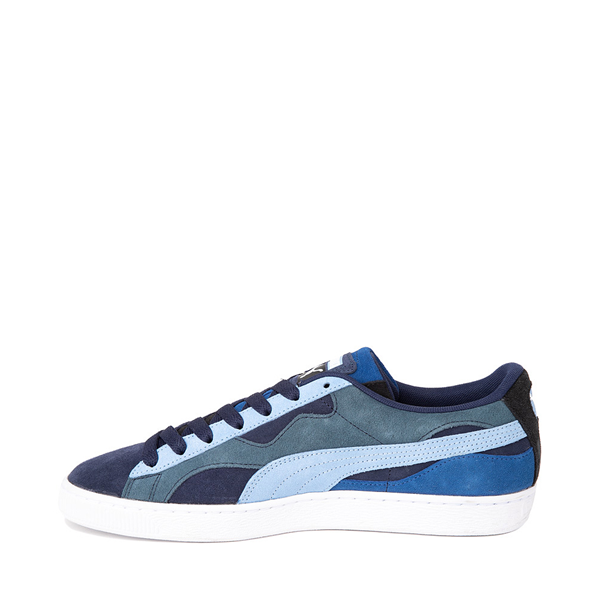 alternate view Mens PUMA Suede Camowave Athletic Shoe - Navy / Clyde Royal / DaydreamALT1