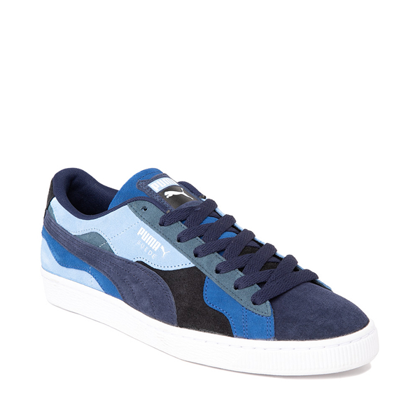 alternate view Mens PUMA Suede Camowave Athletic Shoe - Navy / Clyde Royal / DaydreamALT5
