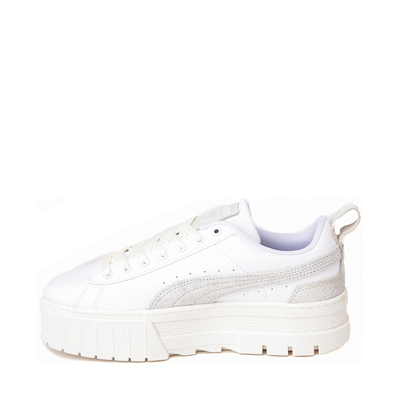 Alternate view of Womens PUMA Mayze Thrifted Platform Athletic Shoe - White
