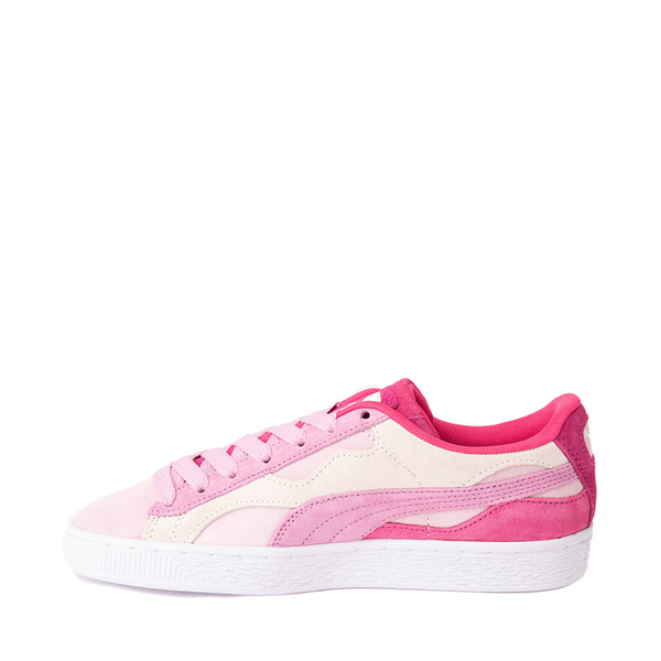alternate view Womens PUMA Suede Camowave Athletic Shoe - Pearl Pink / Lilac Chiffon / Glowing PinkALT1