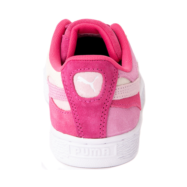 alternate view Womens PUMA Suede Camowave Athletic Shoe - Pearl Pink / Lilac Chiffon / Glowing PinkALT4