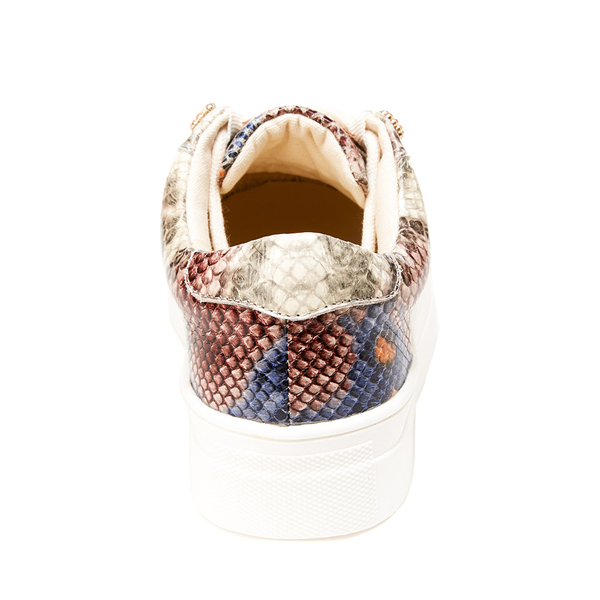 alternate view Kurt Geiger Mini Liviah Snake Platform Sneaker - Little Kid / Big Kid - Brown / MulticolorALT4