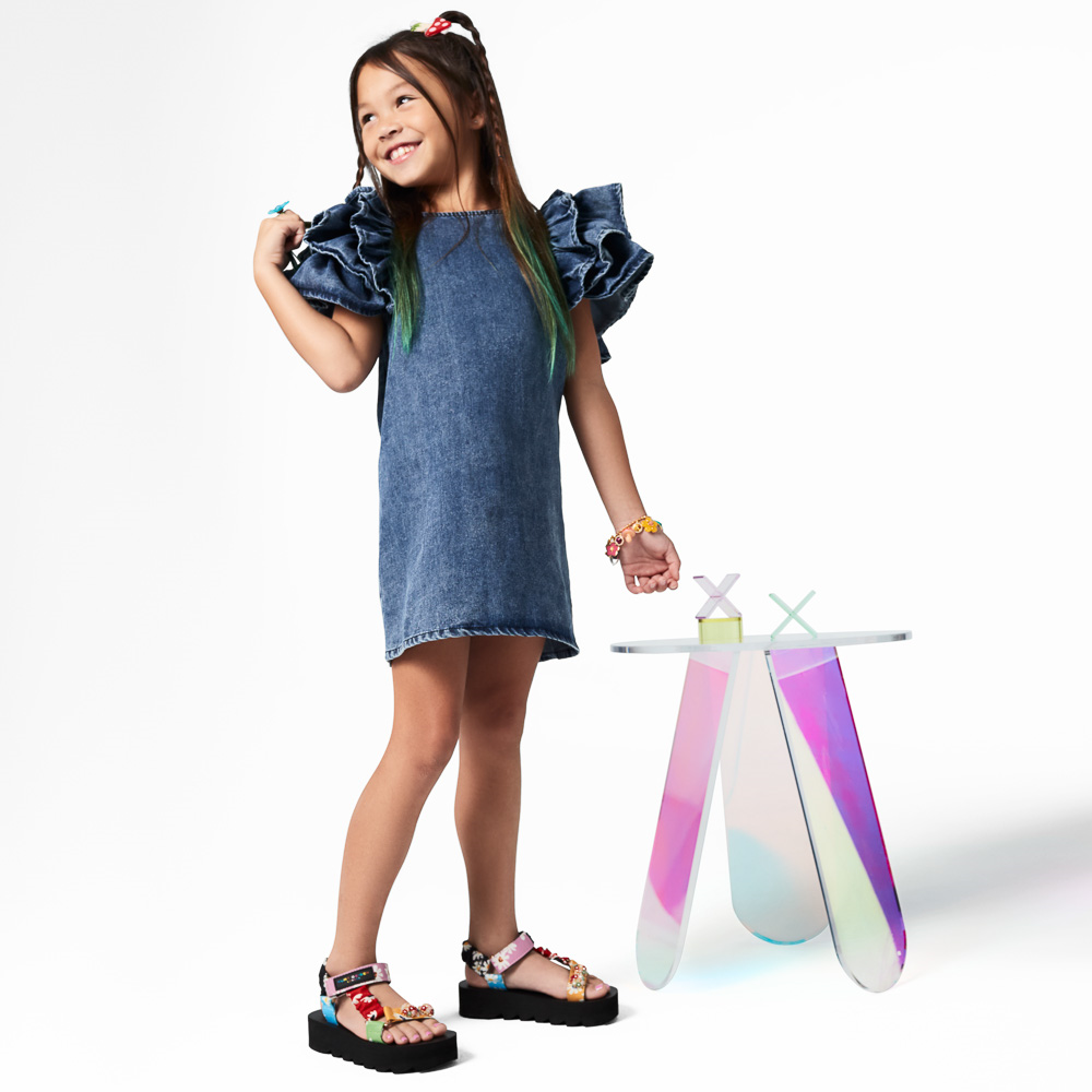 Kurt Geiger Mini Orion Sandal Little Kid / Big Kid Multicolor