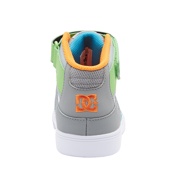 alternate view DC Pure Hi EV Skate Shoe - Little Kid / Big Kid - Gray / White / MulticolorALT4
