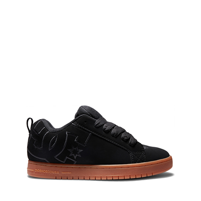 New Mens DC Court Graffik Leather Black Skateboarding‎ Sneakers Shoes Size 10 M Men main image 2