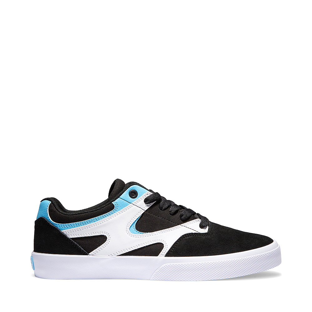 Mens DC Kalis Vulc Skate Shoe - Black / Blue / White