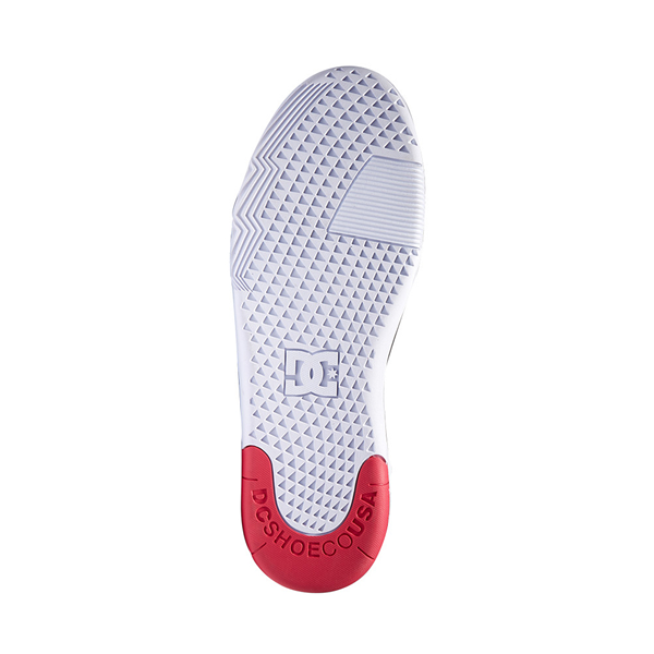 alternate view Mens DC Metric Skate Shoe - White / BlackALT3