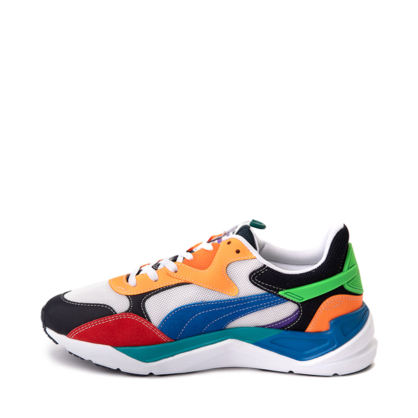 alternate view Mens PUMA Prevaze Break Athletic Shoe - Feather Gray / Royal / New NavyALT1
