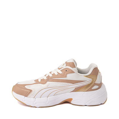 Alternate view of Womens PUMA Teveris Nitro Metallic Athletic Shoe - Warm White / Dusty Tan